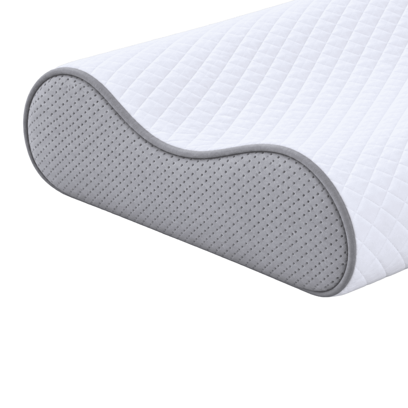 Cervical Neck Pillow - Dove Grey - angle 3