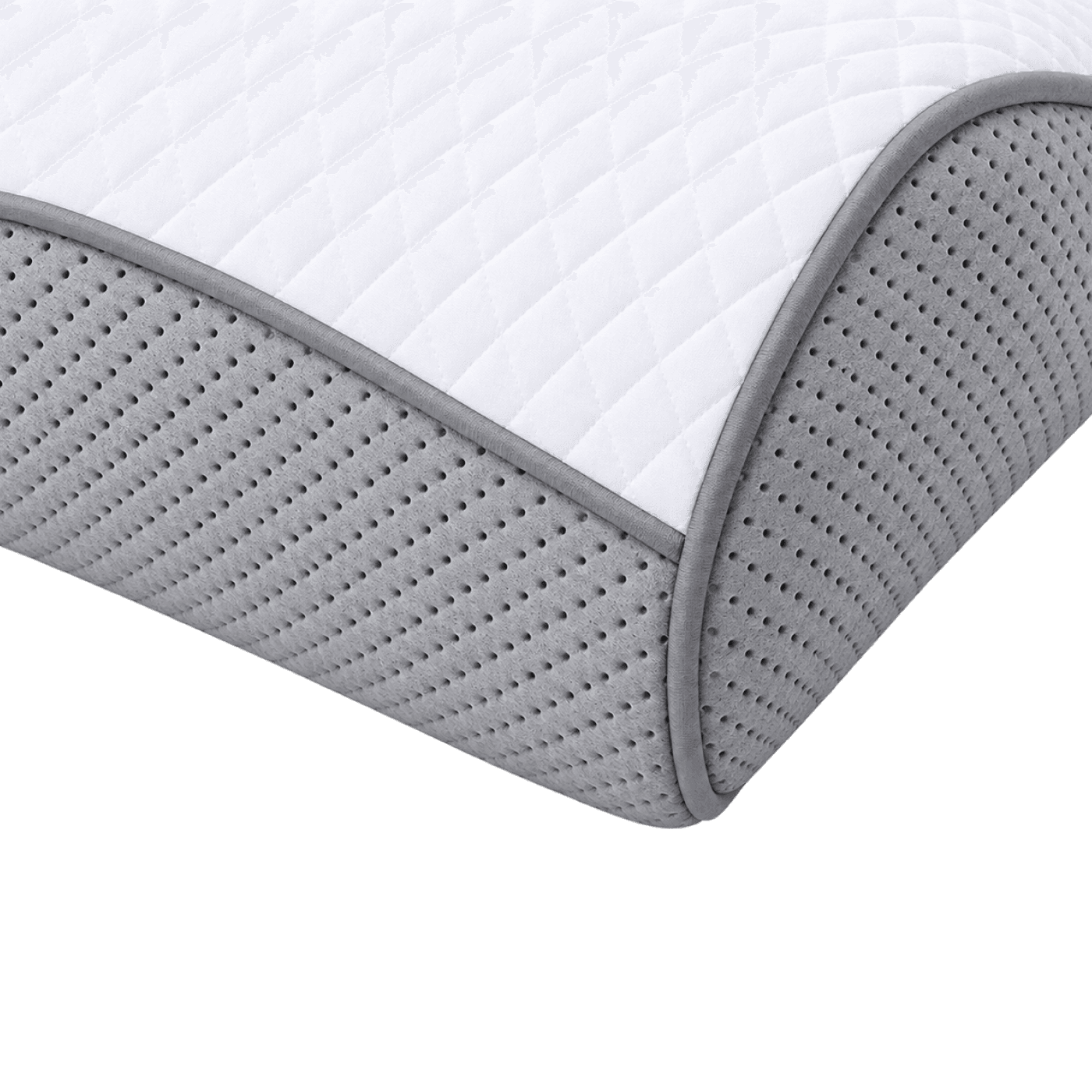 Contour Neck Pillow - Dove Grey - angle 4