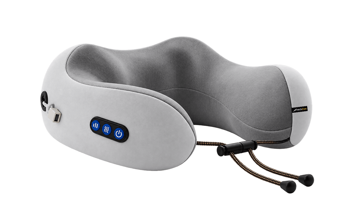 Neck Massager Pillow - Dove Grey
