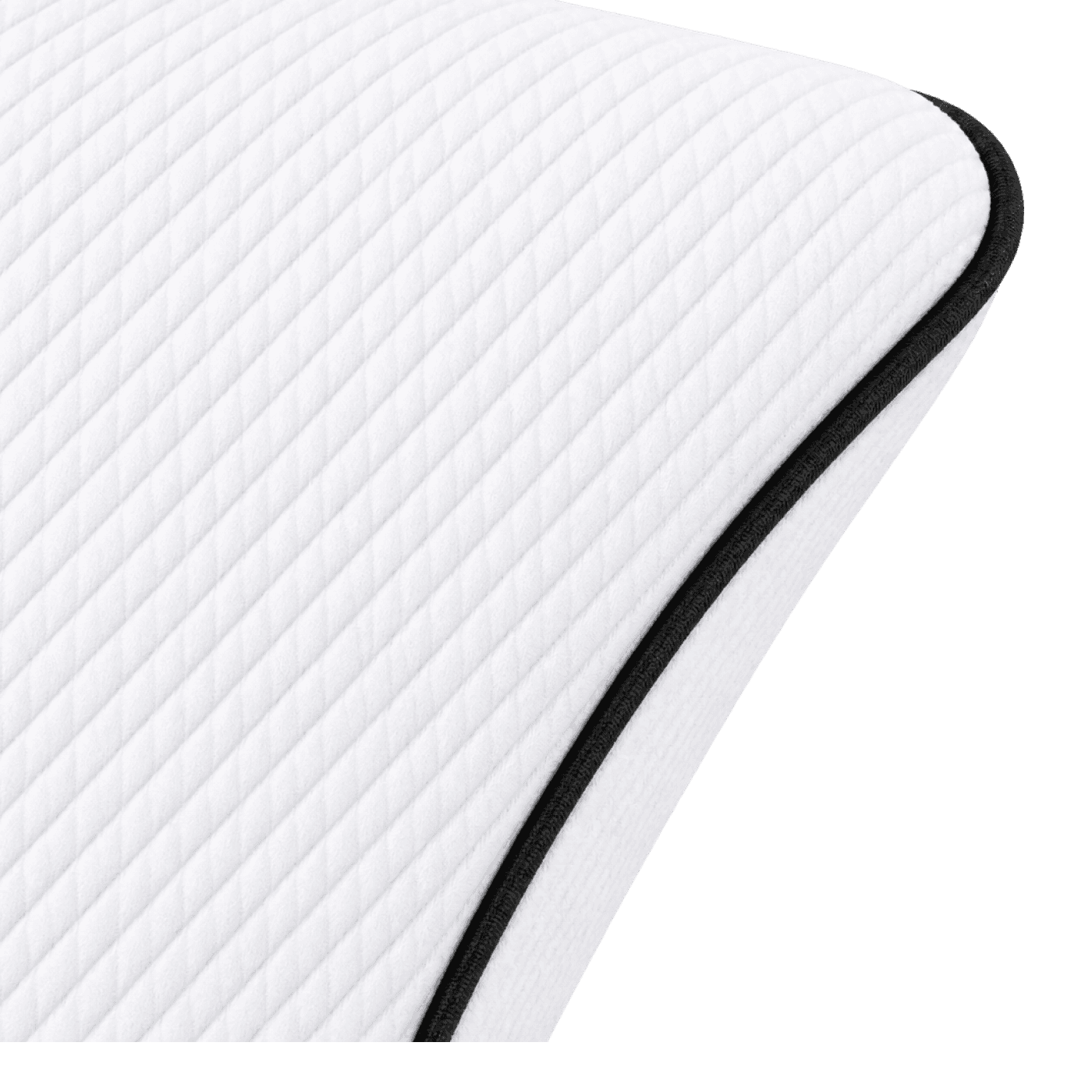 Queen Size Regular Pillow - Milk White - angle 3